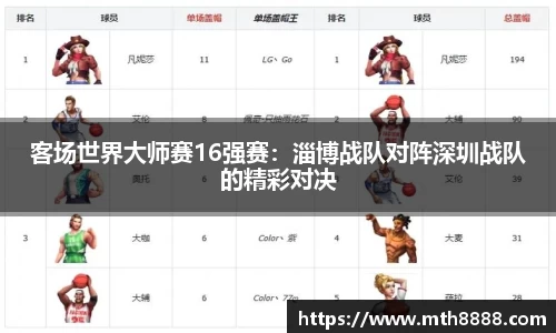客场世界大师赛16强赛：淄博战队对阵深圳战队的精彩对决